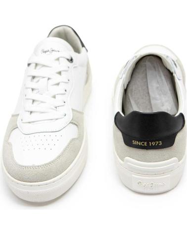 Man Zapatillas deporte PEPE JEANS PMS00008-803 CAMDEN STREET M OFF WHITE