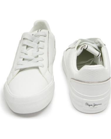 Scarpe sport per Donna PEPE JEANS DEPORTIVAS EN COLOR PARA BLANCO