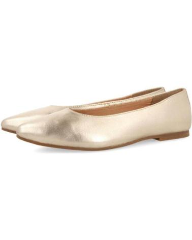 Woman Flat shoes GIOSEPPO BAILARINAS ORO DE PIEL CON PUNTA FINA TREBESING  GOLD