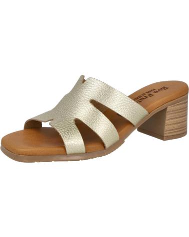 Sandalias de Mujer  EVA FRUTOS 3423 SANDALIAS MULE TACON MU ORO