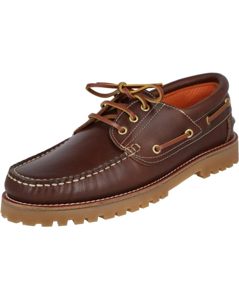 Scarpe per Uomo L&R SHOES LR SHOES BM701 ZAPATOS NAUTICOS HOMBRE MARRON