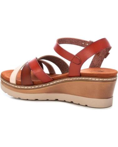 Zapatos de cuña de Mujer REFRESH 171785 SANDALIAS DE CUNA MUJER CAMEL