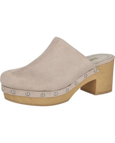 Zapatos de tacón CORINA  de Mujer M4415 ZUECOS MADERA MUJER  CRUDO