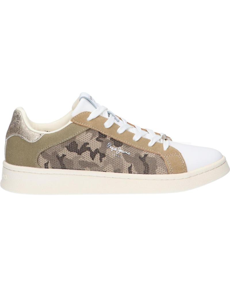 Woman Trainers PEPE JEANS PLS31253 MILTON CAMU  849 MIXING