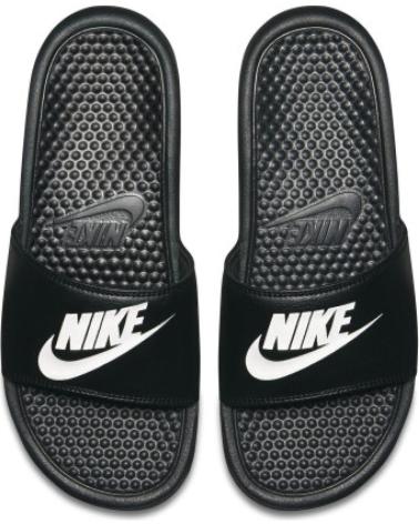 Chanclas de Hombre NIKE CHANCLA BLANCO 343880 NEGRO