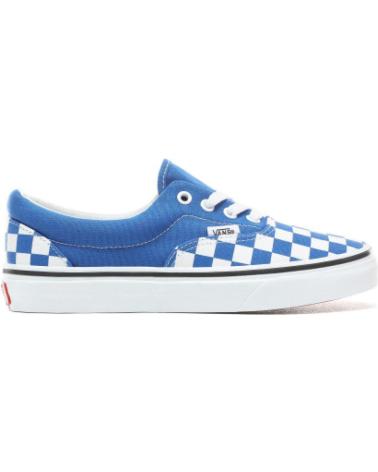 Woman and girl and boy Trainers VANS OFF THE WALL VANS-ERA CHECKER VA38FR  AZUL