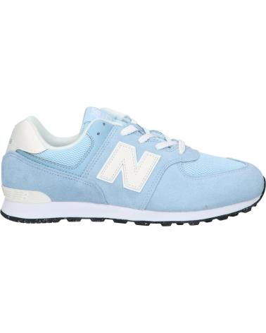 Woman and girl and boy Trainers NEW BALANCE GC574GWE GC574V1  CHROME BLUE