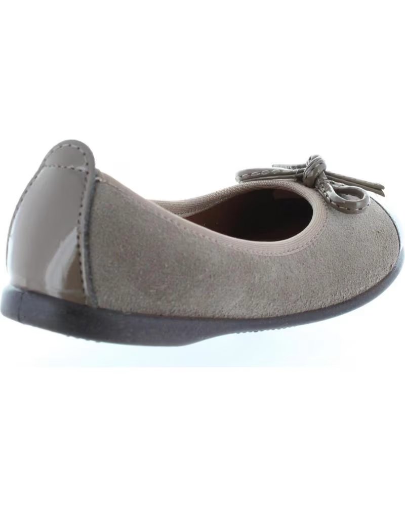 Ballerines Tout Cuir Cassis Côte D'Azur - Taille 36, Couleur Taupe Vernis, Occasion Très Bon état