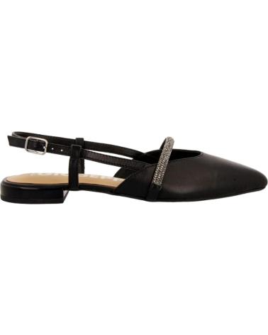 Sandalias de Mujer GIOSEPPO BAILARINAS PIEL DESTALONADAS GODRANO 72147 NEGRO