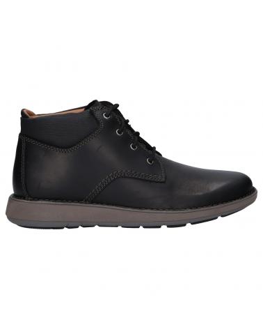Man boots CLARKS 26155079 UN LARVIK TOP2  BLACK LEATHER