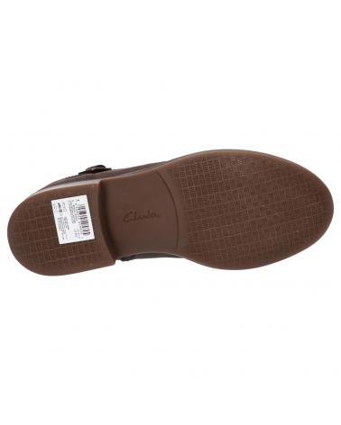 Boots für Damen CLARKS 26160046 BREAN STRAP DARK