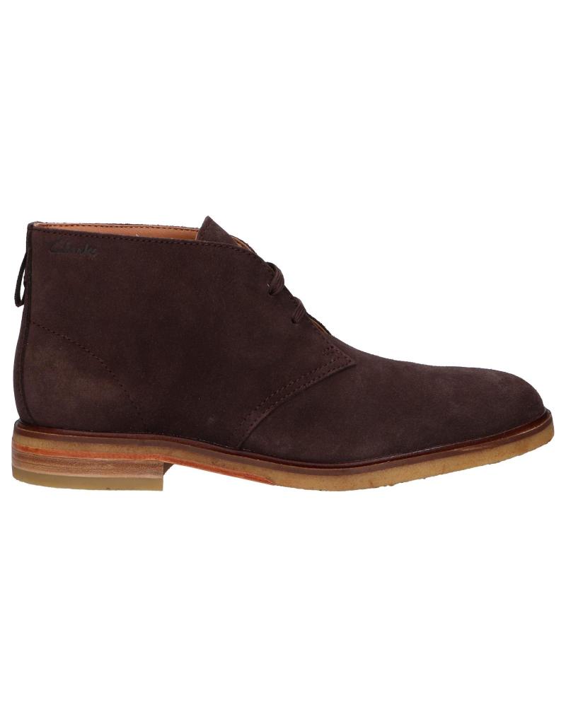 Bottines CLARKS  pour Homme 26152743 CLARKDALE DBT  DARK