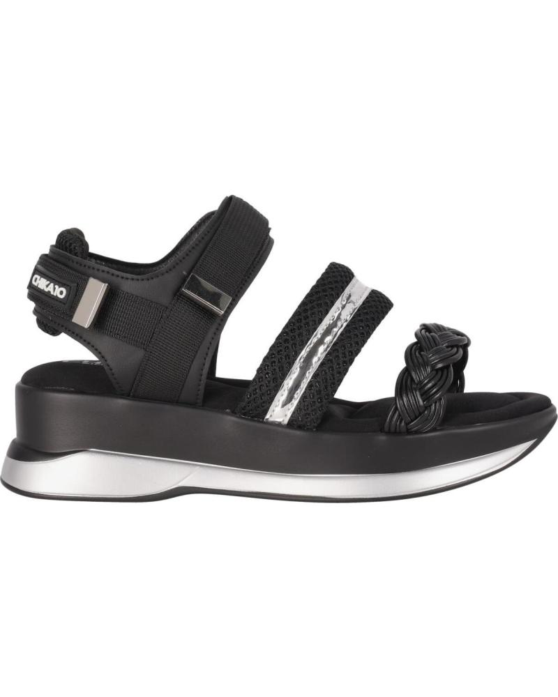 CHIKA10 SANDALIAS DE PLATAFORMA EN PARA MUJER NEGRO