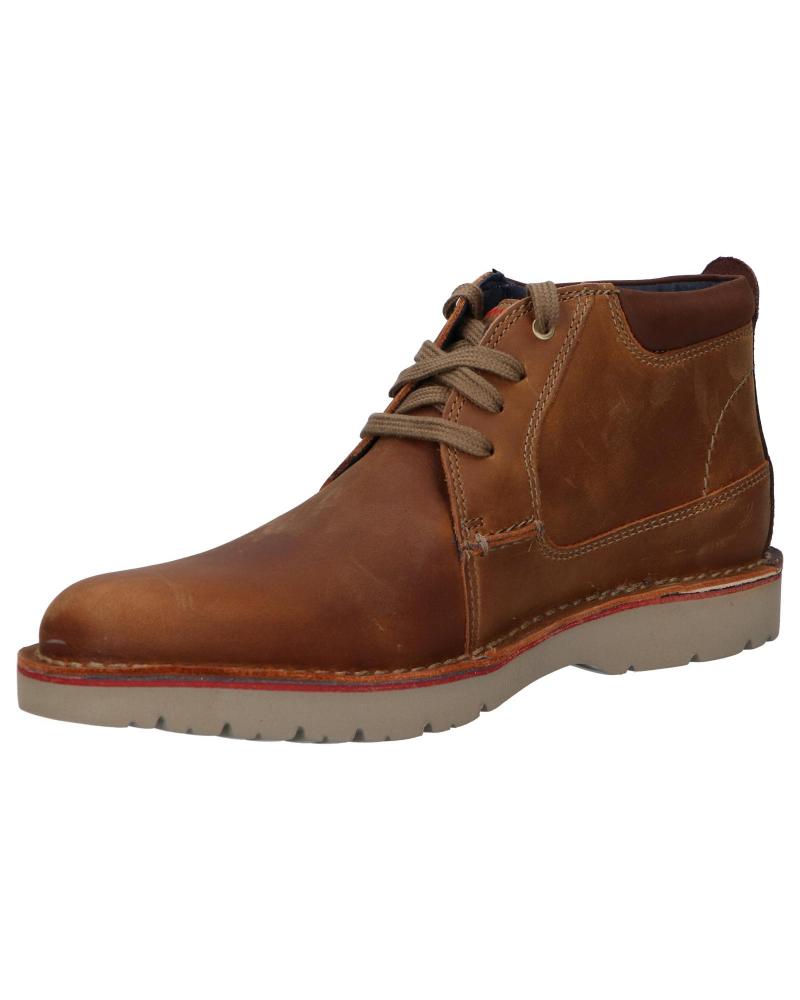Clarks vargo sale mid dark tan