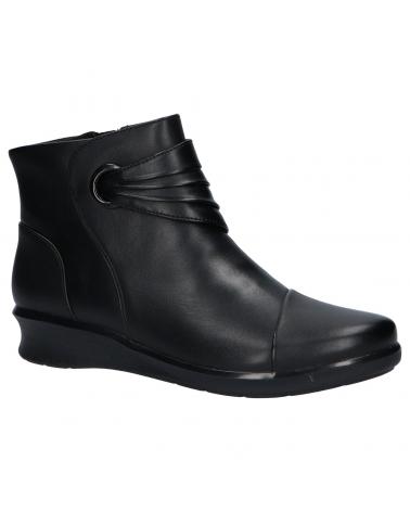 Woman Mid boots CLARKS 26145278 HOPE TWIRL  BLACK