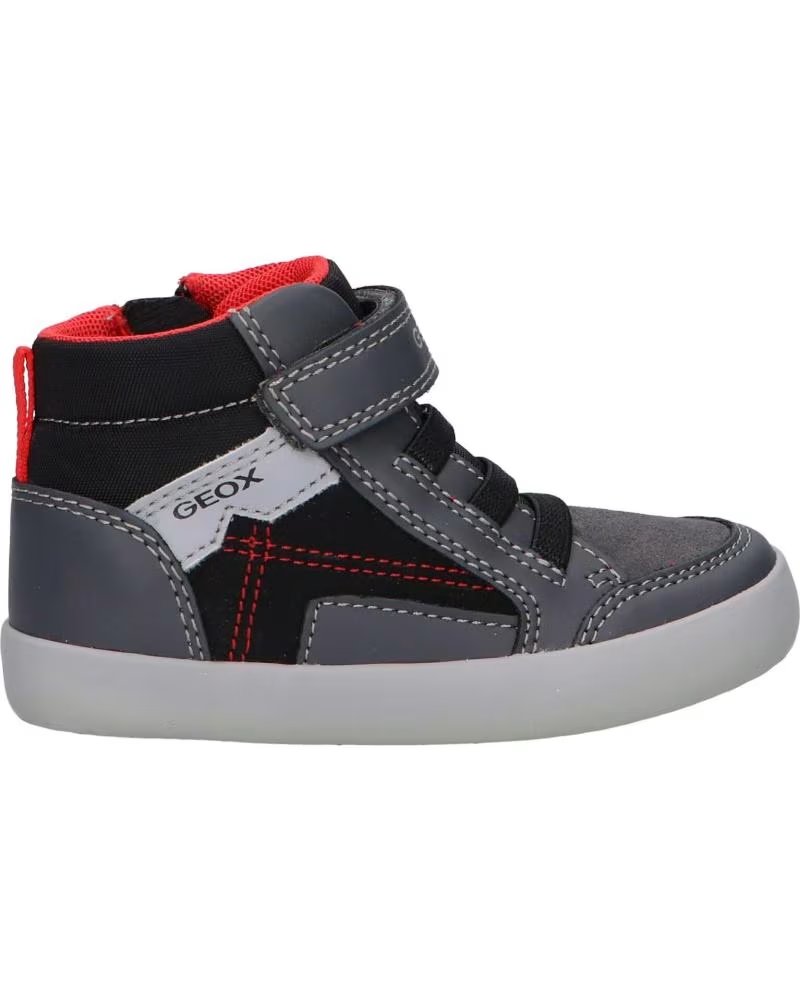 Chaussures Bébé Garçon Geox B Gisli - Baskets Basses Respirantes - Confort Et Maintien Pour La Marche
