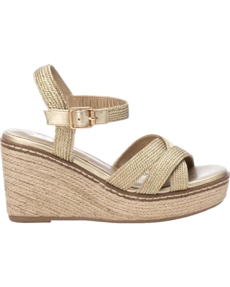 Zapatos de cuña XTI  de Mujer CUNAS DORADAS  01 TEX ORO