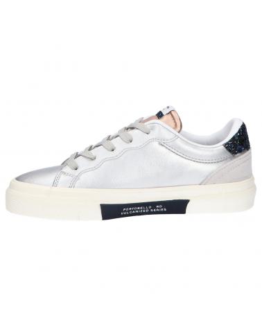 Deportivas de Mujer y Niña PEPE JEANS PGS30474 KENTON CLASSIC METALLIC 934 SILVER