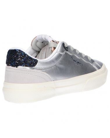 Deportivas de Mujer y Niña PEPE JEANS PGS30474 KENTON CLASSIC METALLIC 934 SILVER