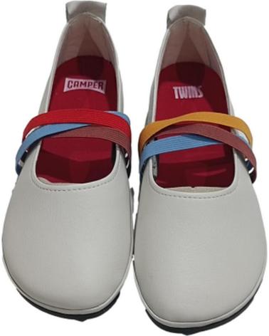 Schuhe für Damen CAMPER SABRINA TWINS DE PIEL CON ELASTICOS MULTICOLOR BLANCO