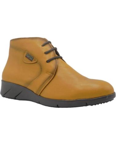 Botines OTRAS MARCAS  de Mujer BOTIN PIEL DE CUNA CON CORDONES EN COLOR MOSTAZA  VARIOS COLORES