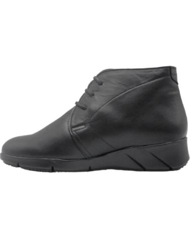 Botines de Mujer  BOTIN PIEL DE CUNA CON CORDONES EN COLOR NEGRO VARIOS COLORES