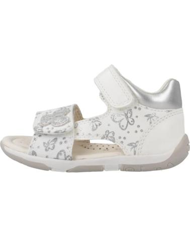 Sandales GEOX  pour Fille B S TAPUZ G C  BLANCO