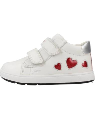 Chaussures GEOX  pour Fille B BIGLIA GIRL  BLANCO