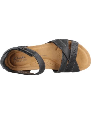 Woman Sandals CLARKS 150931  NEGRO