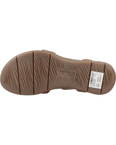Sandales pour Femme CLARKS APRIL POPPY 26170496 MARRN MARRóN