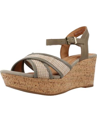 Sandalen für Damen CLARKS ELLERI PLUM 26171441 VERDE