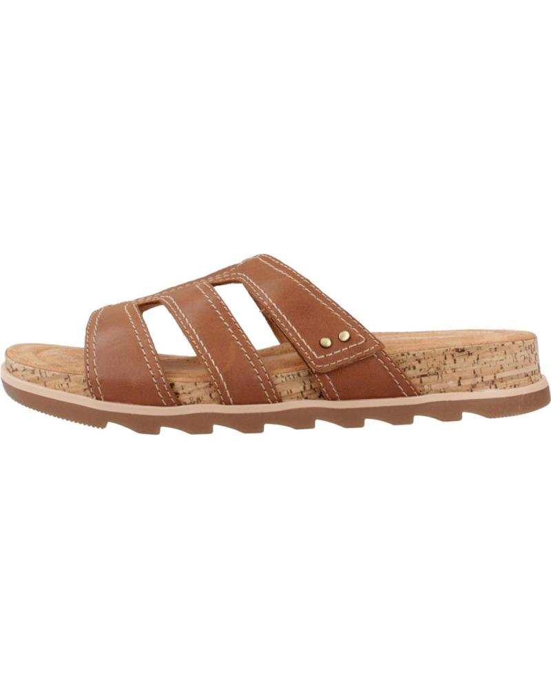 Sandales pour Femme CLARKS YACHT CORAL MARRON