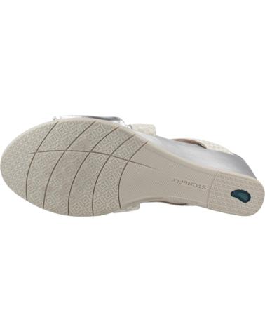 Sandali per Donna STONEFLY SWEET III 10 LAMINATED LTH PLATA
