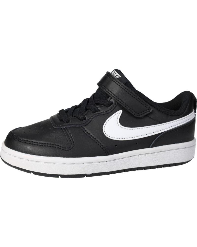 NIKE COURT BOROUGH LOW 2 BQ5451-002 BLACK SNEAKERS NEGRO