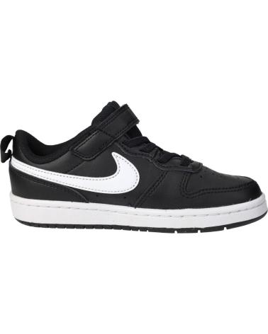NIKE COURT BOROUGH LOW 2 BQ5451-002 BLACK SNEAKERS NEGRO
