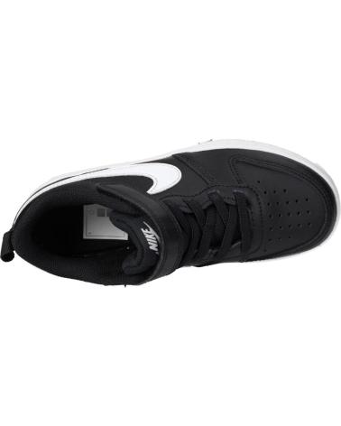NIKE COURT BOROUGH LOW 2 BQ5451-002 BLACK SNEAKERS NEGRO