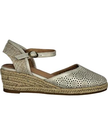 Sandalias OTRAS MARCAS  de Mujer SANDALIA ESPARTO CUNA  PLATA