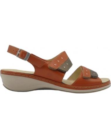 Sandales SUAVE BY LEYLAND  pour Femme SUAVE MODELO 3034 NARANJA BRONCE  VARIOS COLORES