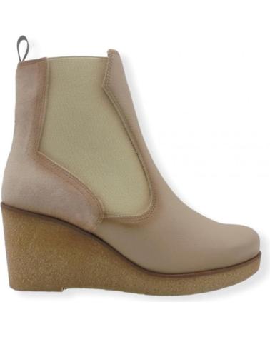 Woman Mid boots DESIREÉ BOTIN CHELSEA CUNA TAUPE  BEIGE
