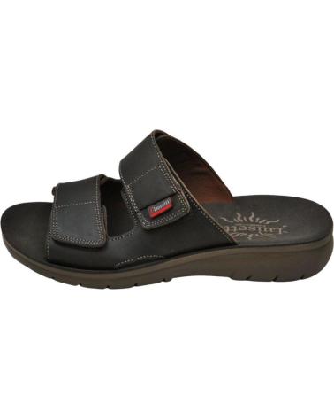 Woman shoes LUISETTI ZUECOS HOMBRE PIEL VELCRO 34101GS GRASO CAFE  VARIOS COLORES