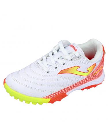Zapatillas deporte de Niño JOMA TOLEDO JR 2102 BOTAS DE FUTBOL MULTITACOS BLANCO