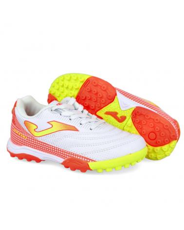 Zapatillas deporte de Niño JOMA TOLEDO JR 2102 BOTAS DE FUTBOL MULTITACOS BLANCO