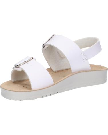 girl Sandals GEOX J45EAD 000BC J SANDAL COSTAREI C1000 WHITE