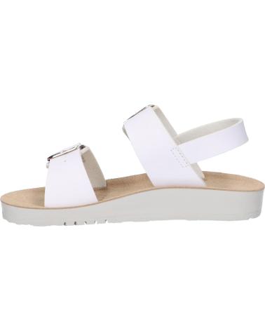 girl Sandals GEOX J45EAD 000BC J SANDAL COSTAREI C1000 WHITE