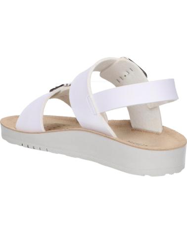 girl Sandals GEOX J45EAD 000BC J SANDAL COSTAREI C1000 WHITE