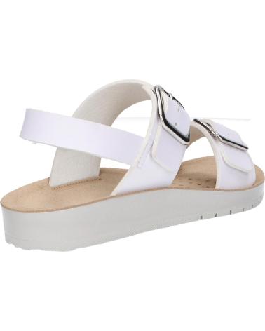 girl Sandals GEOX J45EAD 000BC J SANDAL COSTAREI C1000 WHITE