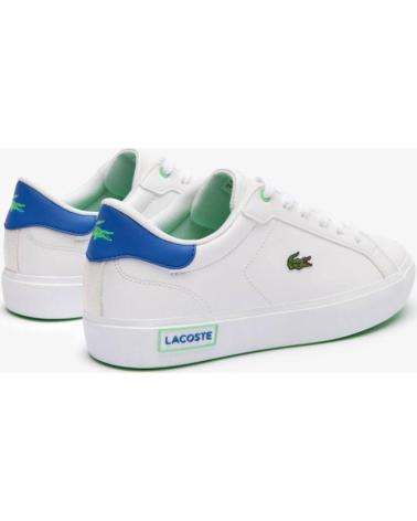 Woman and girl and boy Trainers LACOSTE DEPORTIVA CASUAL POWERCOURT 124 BLANCO AZUL  BLAZUL