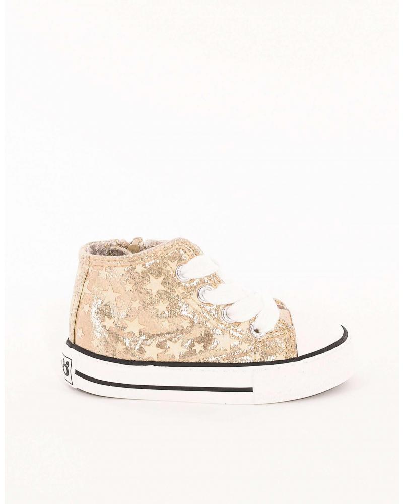 Sportif De Niña CONGUITOS BOTITAS BEBE METALIZADO 14148  PLATINO