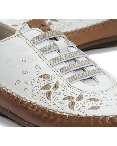 Schuhe FLUCHOS  für Damen ZAPATO CON ELASTICOS  HABANA HIELO DORE