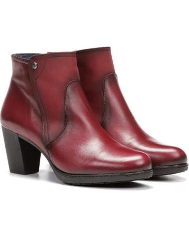 Woman Mid boots DORKING BOTAS EN PIEL BURDEOS CASUAL SUGAR-NOBUK PICOTA-OPERA